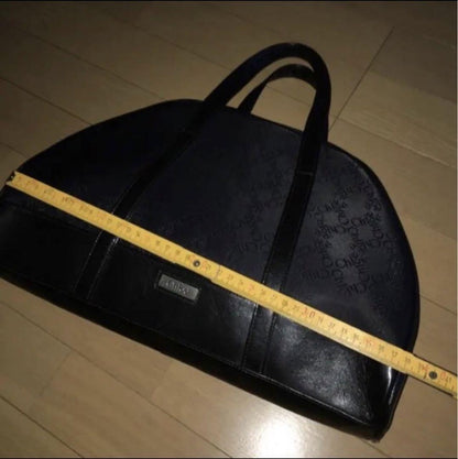 Chloe Hand Bag Tote Purse Logo Jacquard Authentic