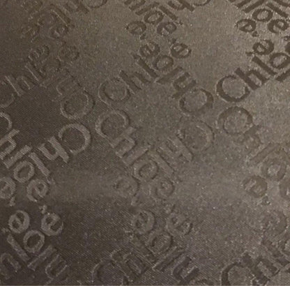 Chloe Hand Bag Tote Purse Logo Jacquard Authentic