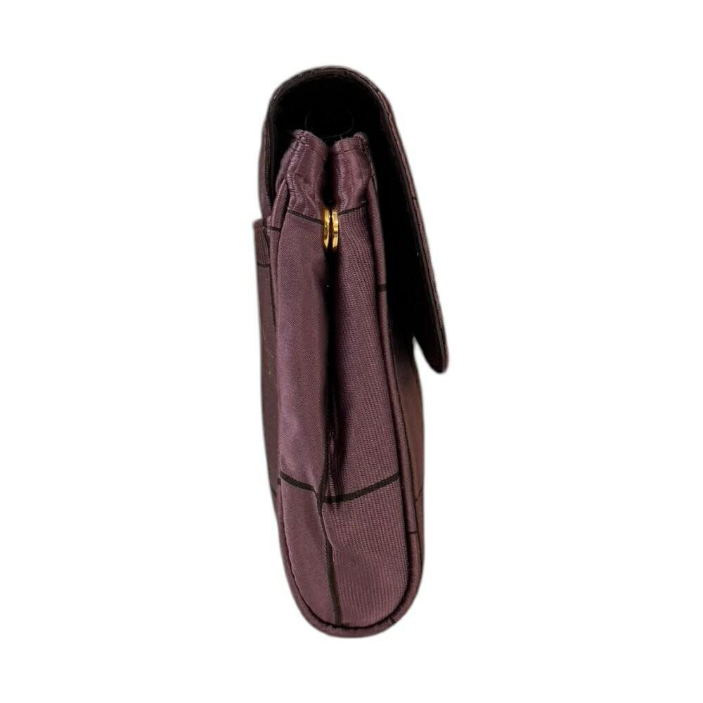 PRADA Shoulder Bag Purse 2way Chain Nylon Jacquard Pink Authentic