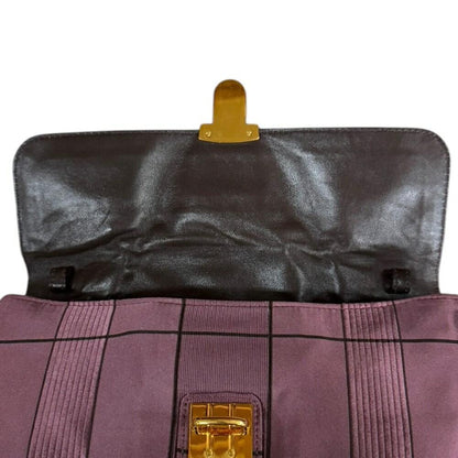 PRADA Shoulder Bag Purse 2way Chain Nylon Jacquard Pink Authentic