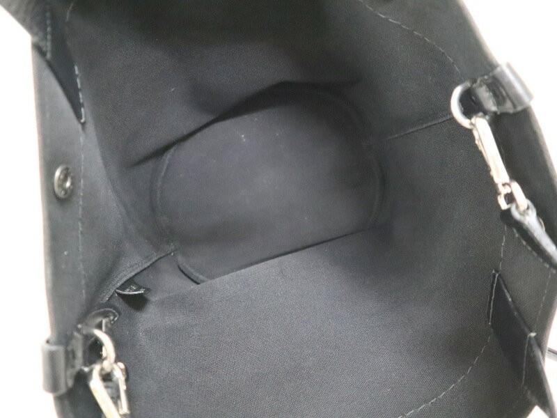 PRADA Hand Shoulder Bag Tote Purse 2way Denim Navy Authentic