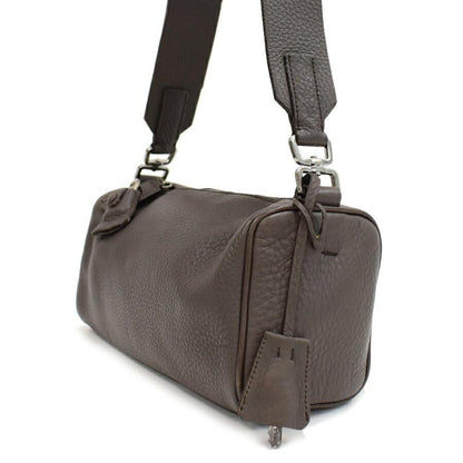 PRADA Shoulder Bag Purse Leather FUMO Authentic