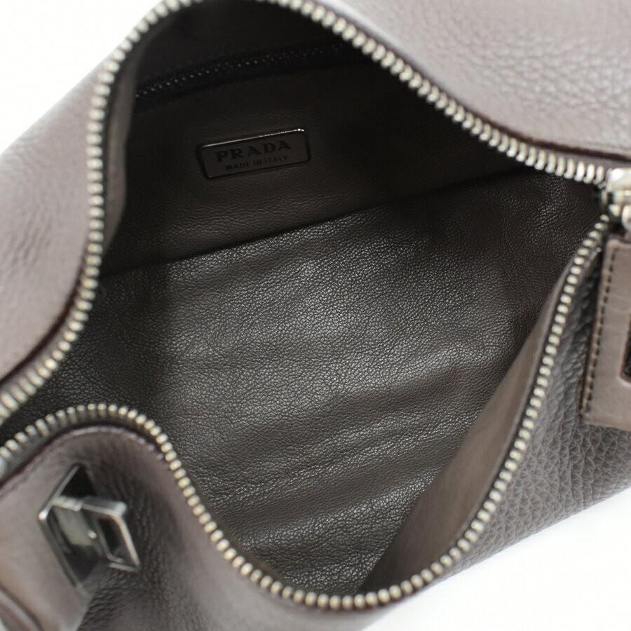 PRADA Shoulder Bag Purse Leather FUMO Authentic