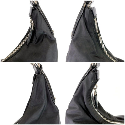 PRADA Shoulder Bag Purse Nylon Black Authentic