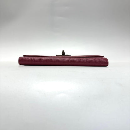 PRADA Shoulder Bag Purse Chain Wallet Leather Pink Authentic