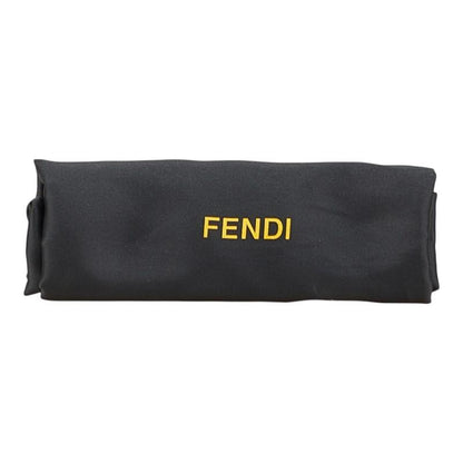 FENDI Hand Shoulder Bag Tote Purse Patent Leather Orange Authentic