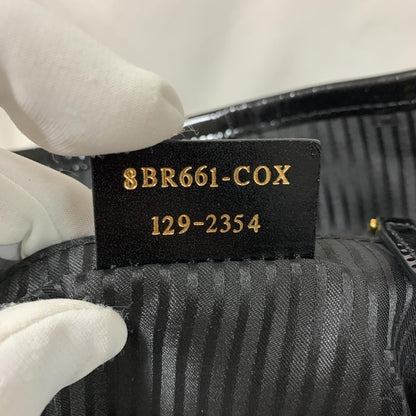 FENDI Hand Shoulder Bag Tote Purse FF Zucca Black Authentic