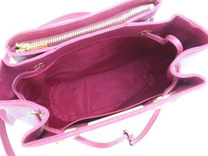 Valentino Garavani Shoulder Bag Purse Leather Rose Pink Authentic