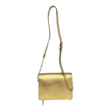 VERSACE Shoulder Bag Purse Gold Authentic