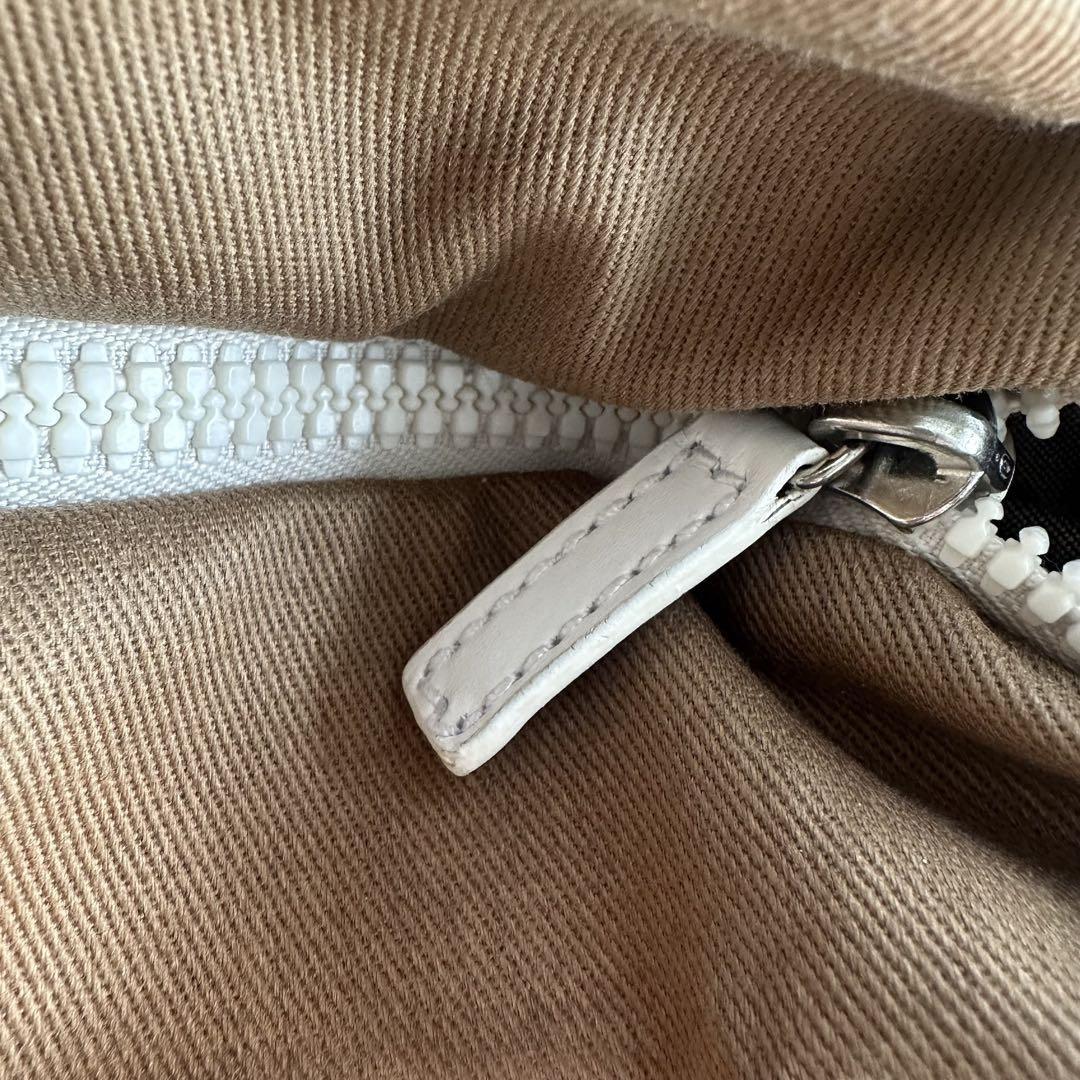 FENDI Hand Bag Tote Purse FF Logo Canvas Leather Brown Beige Authentic