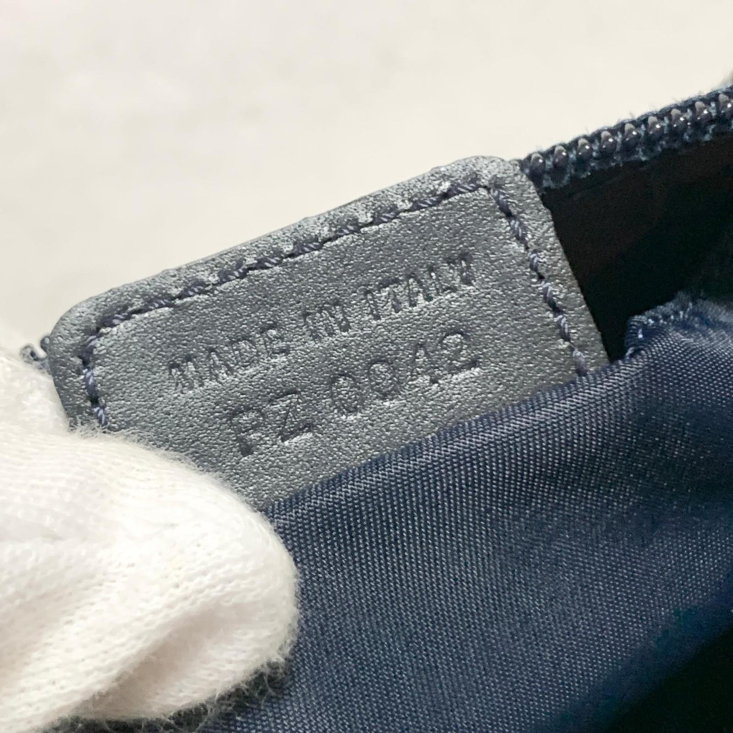 Christian Dior Pouch Trotter Accessory Pouch Purse Cosmetic Canvas Gray Auth