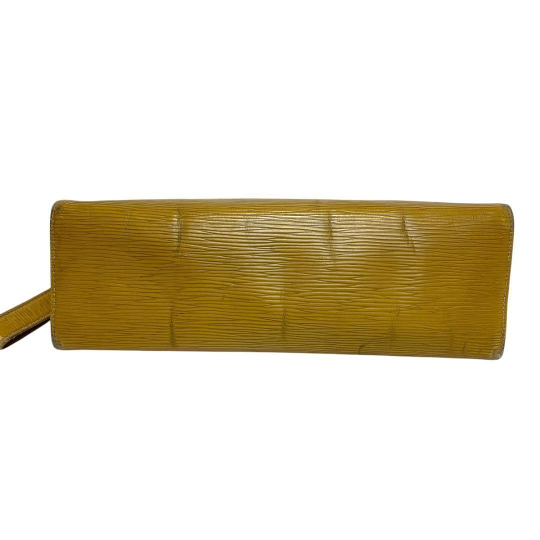 FENDI Clutch Bag Second Bag FF Yellow Authentic