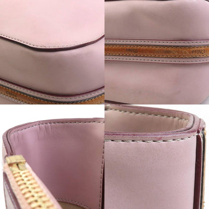 Chloe Hand Shoulder Bag Tote Purse Leather Dusty Pink Authentic
