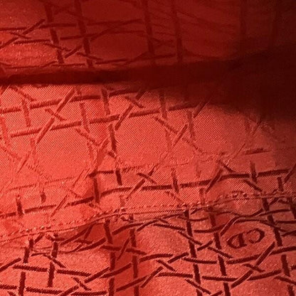 Christian Dior Hand Shoulder Bag Tote Purse Cannage Nylon Black Authentic