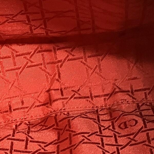 Christian Dior Hand Shoulder Bag Tote Purse Cannage Nylon Black Authentic