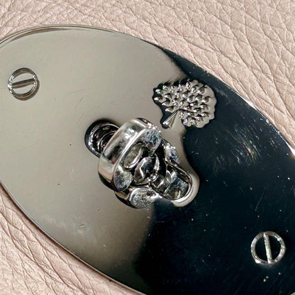 MULBERRY Shoulder Bag Purse 2way Bayswater Leather Beige Authentic