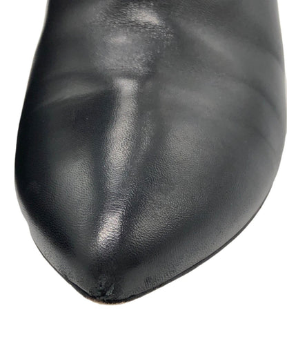 GUCCI Boots Shoes Sherry Line EU 37 US 7 Black Authentic