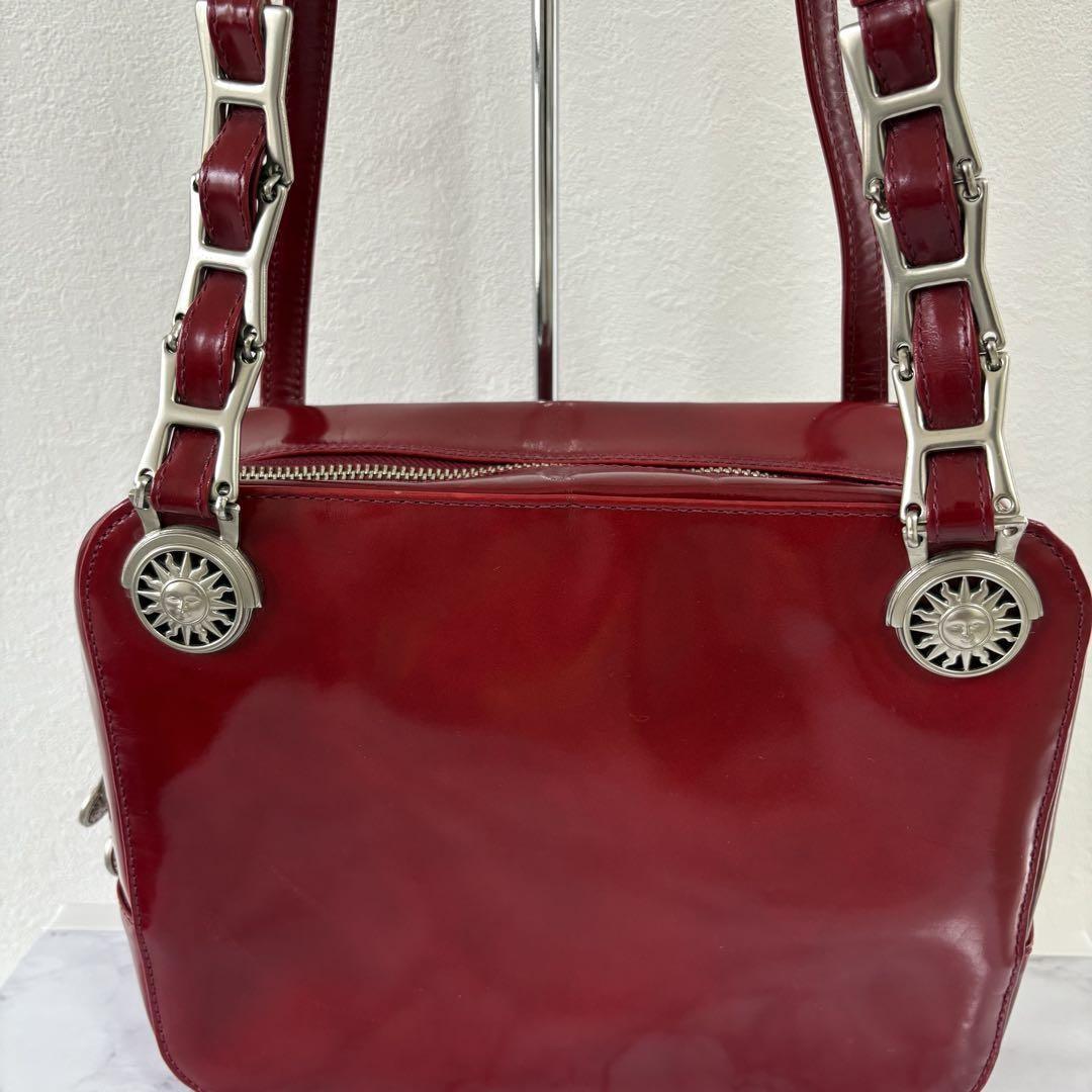 VERSACE Shoulder Bag Purse Sunburst Authentic