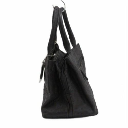 Reo Valentino Hand Bag Tote Purse Leather Dark Brown Authentic