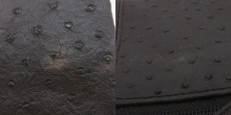 Reo Valentino Hand Bag Tote Purse Leather Dark Brown Authentic