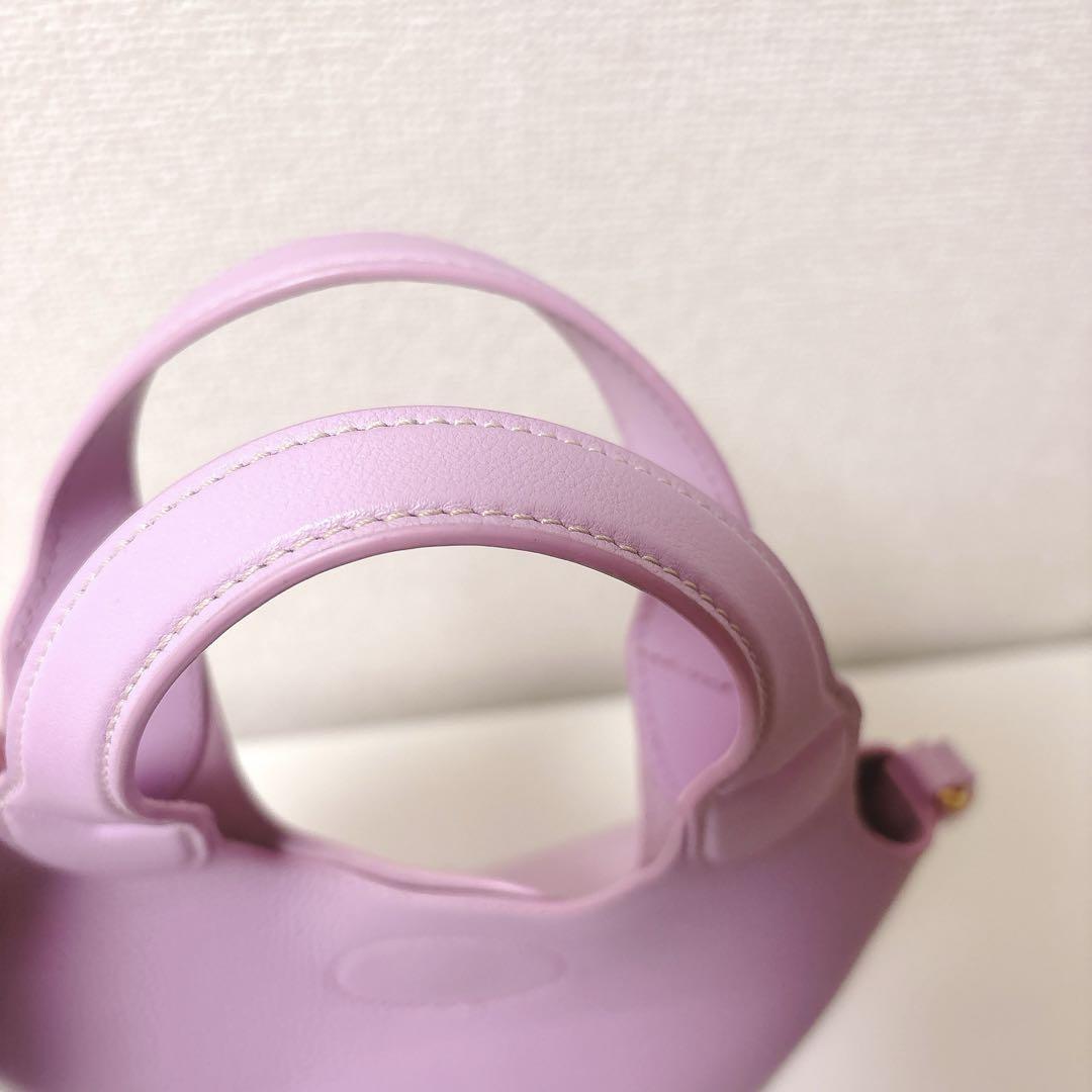 MULBERRY Hand Bag Tote Purse Leather Lilac Blossom Authentic