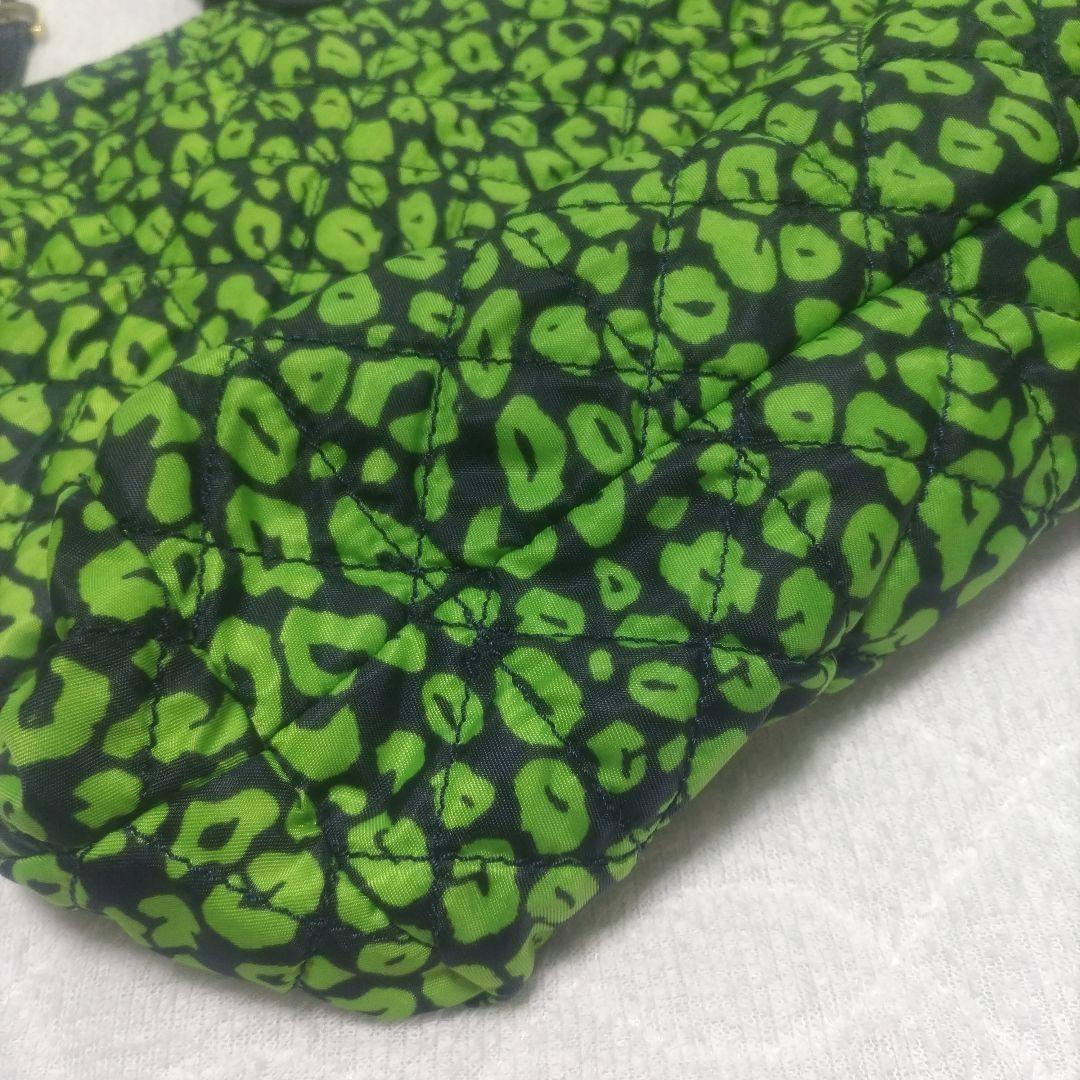 MULBERRY Shoulder Bag Purse Chain Green Black Authentic