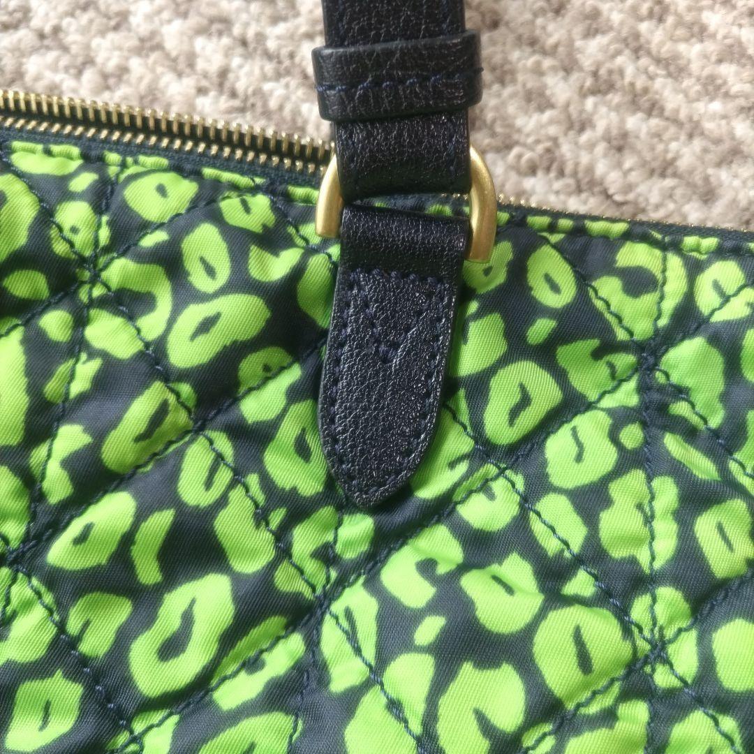 MULBERRY Shoulder Bag Purse Chain Green Black Authentic