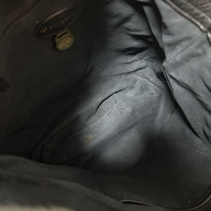 MULBERRY Shoulder Bag Purse Leather Black Authentic