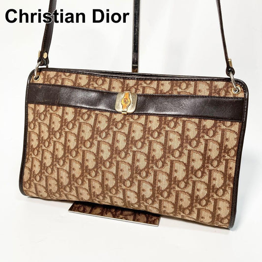 Christian Dior Shoulder Bag Purse Trotter Authentic