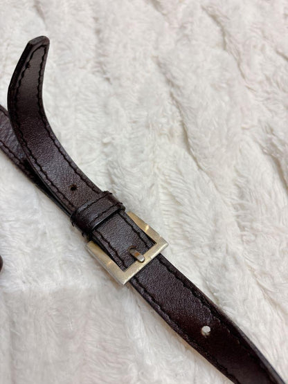 Christian Dior Shoulder Bag Purse Trotter Brown Authentic