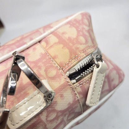 Christian Dior Shoulder Bag Purse Trotter No.1 PVC Pink Authentic