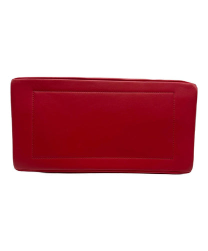 VERSACE JEANS COUTURE Hand Shoulder Bag Tote Purse 2way Red Authentic