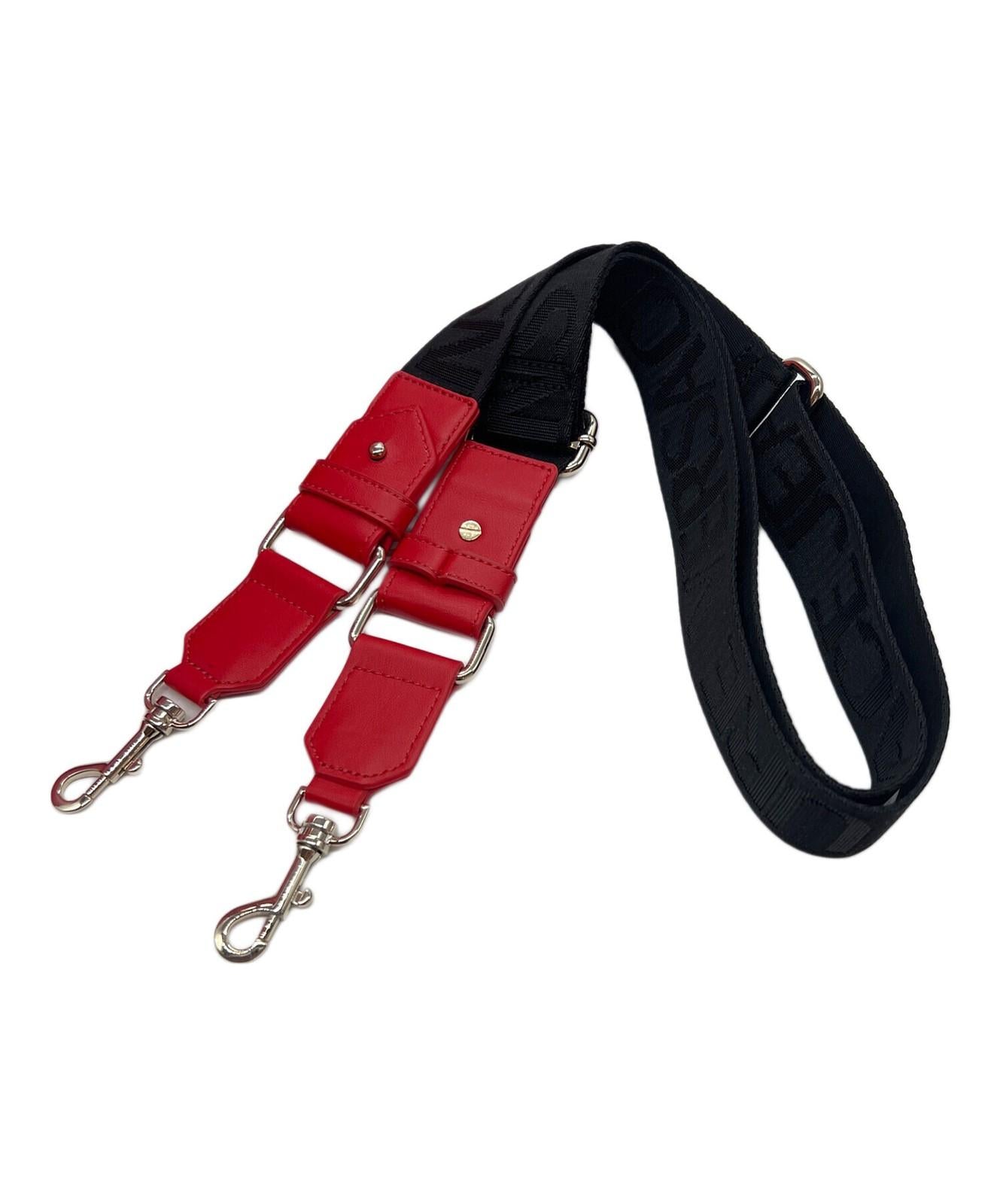 VERSACE JEANS COUTURE Hand Shoulder Bag Tote Purse 2way Red Authentic