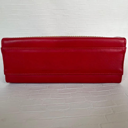 VERSACE Hand Shoulder Bag Tote Purse 2way Red Authentic