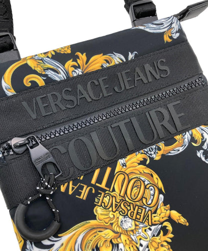 VERSACE JEANS COUTURE Shoulder Bag Purse Black Authentic