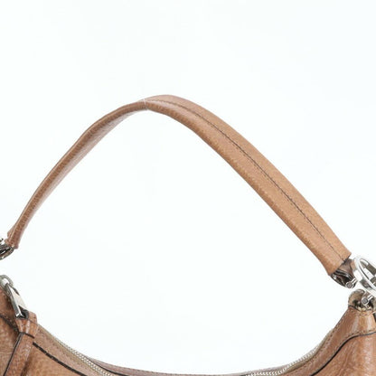 GUCCI Hand Shoulder Bag Tote Purse Leather Brown Authentic