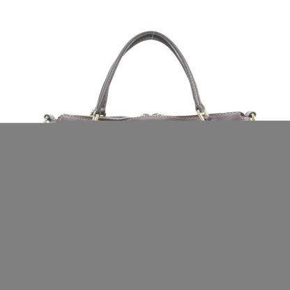 GUCCI Hand Shoulder Bag Tote Purse 2way GG Canvas Leather Beige Brown Authentic
