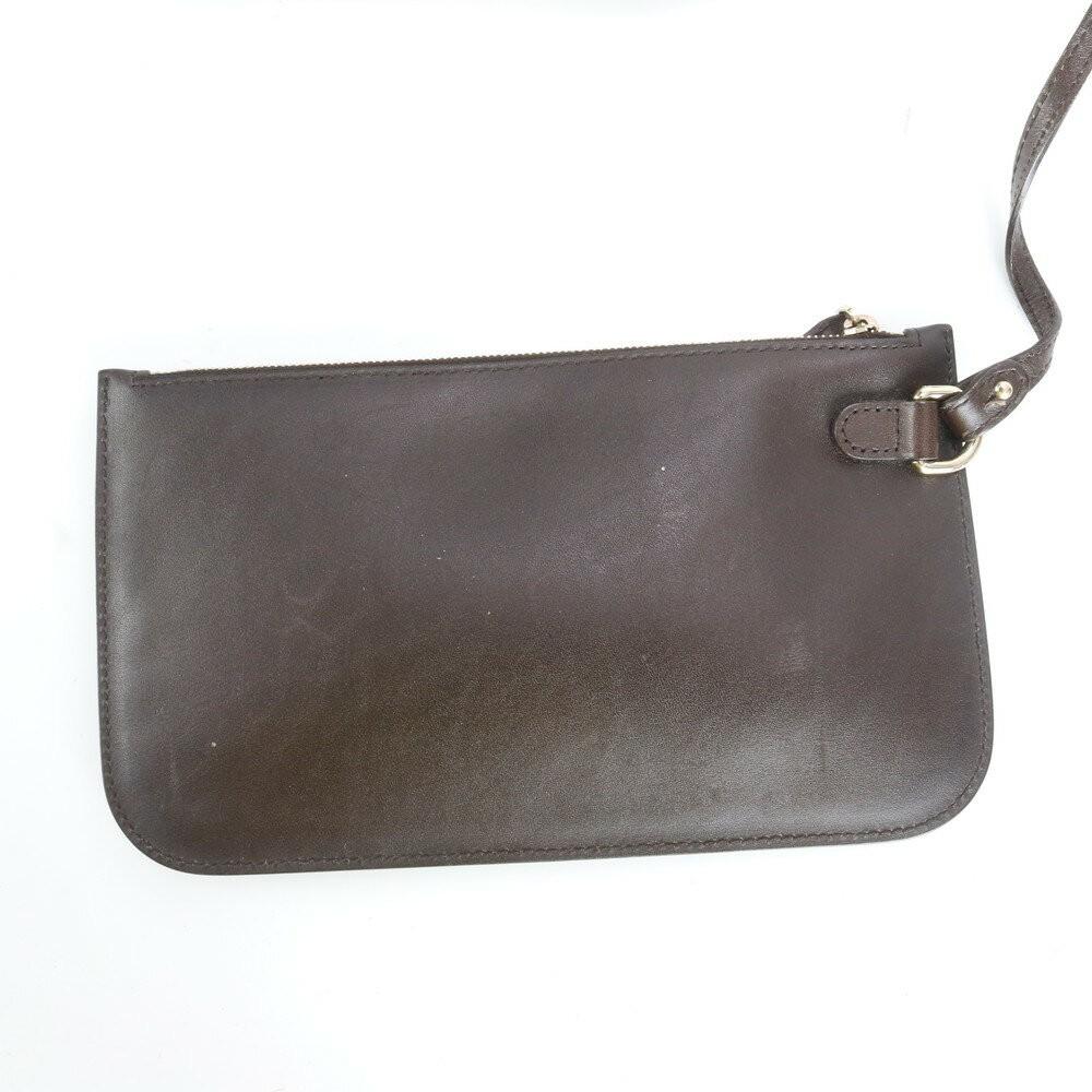 GUCCI Hand Bag Tote Purse Canvas Leather Beige Authentic