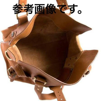 MULBERRY Hand Bag Tote Purse Leather Orange Authentic