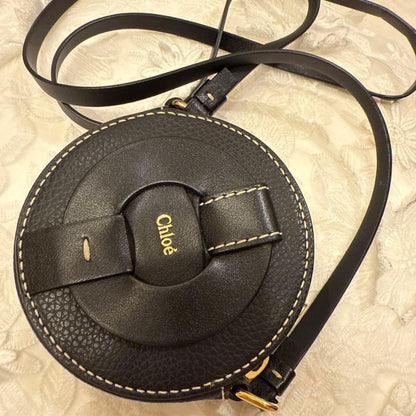 Chloe Shoulder Wallet Bag Purse SMALL Leather Authentic