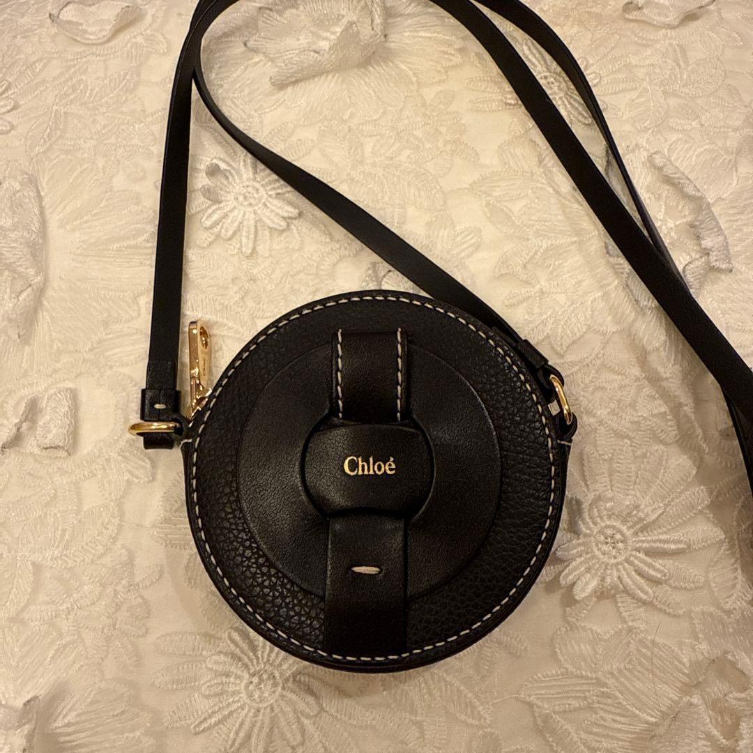 Chloe Shoulder Wallet Bag Purse SMALL Leather Authentic