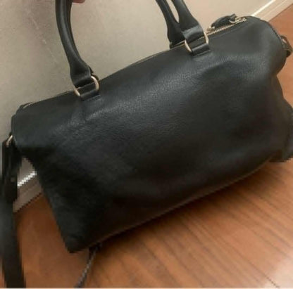 Chloe Hand Shoulder Bag Tote Purse Leather Black Authentic