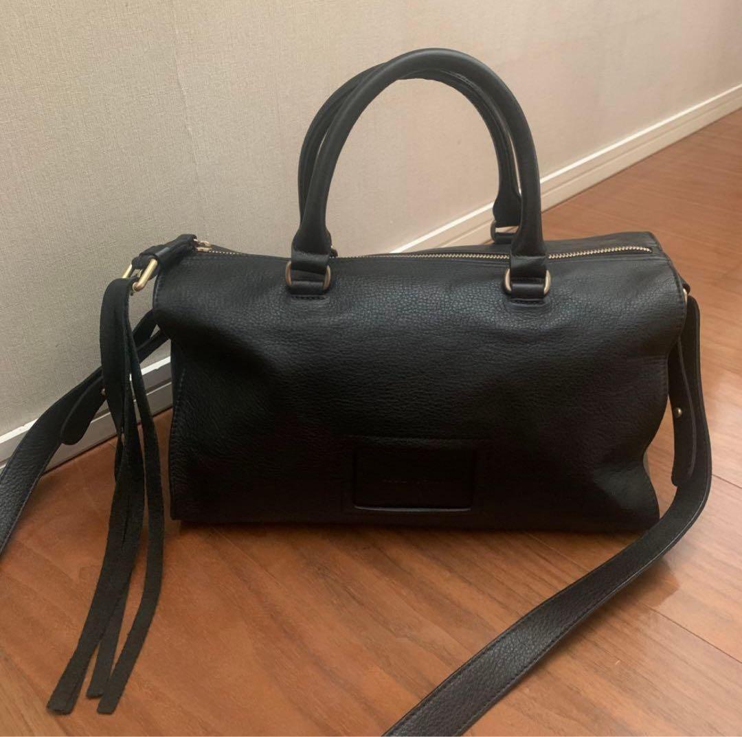 Chloe Hand Shoulder Bag Tote Purse Leather Black Authentic