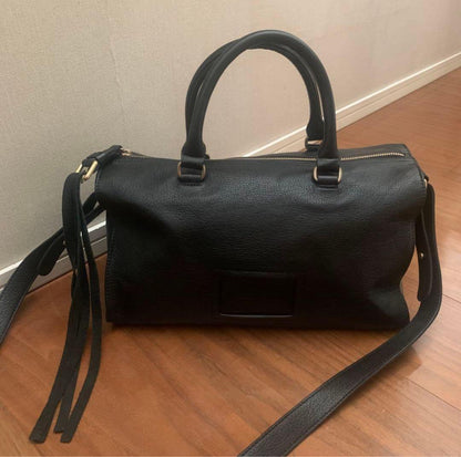 Chloe Hand Shoulder Bag Tote Purse Leather Black Authentic