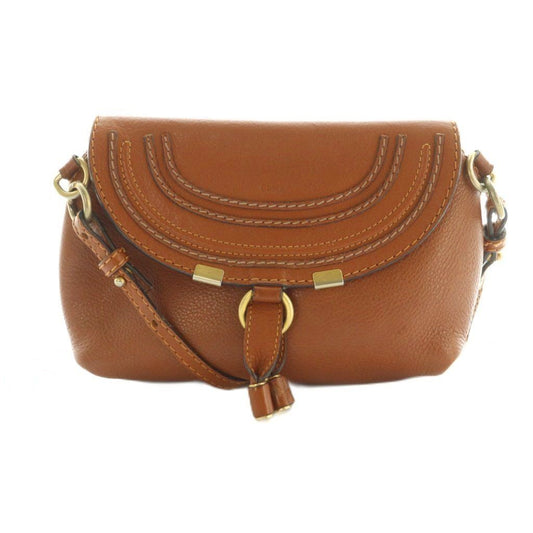 Chloe Shoulder Bag Purse Brown Authentic