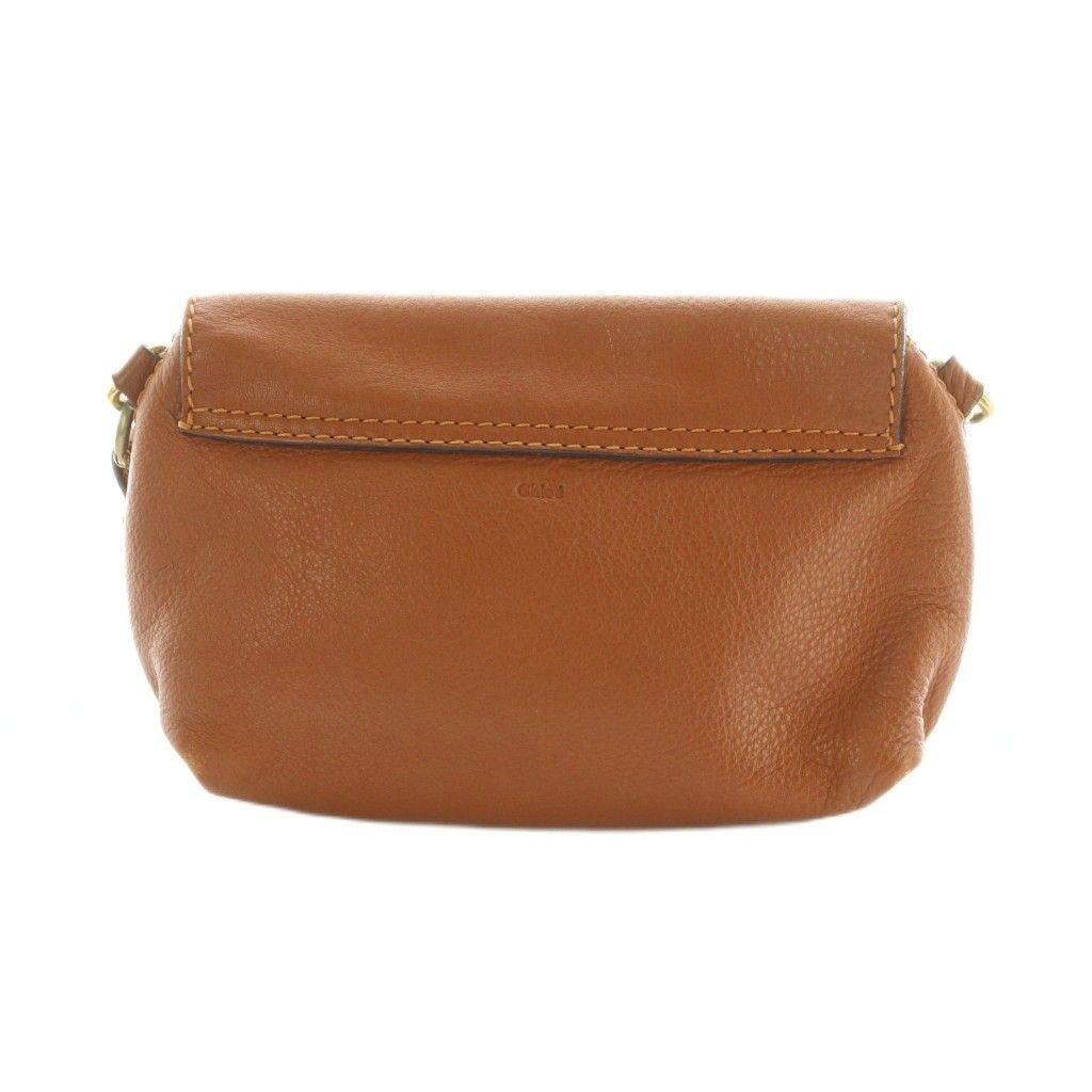 Chloe Shoulder Bag Purse Brown Authentic