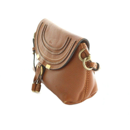 Chloe Shoulder Bag Purse Brown Authentic