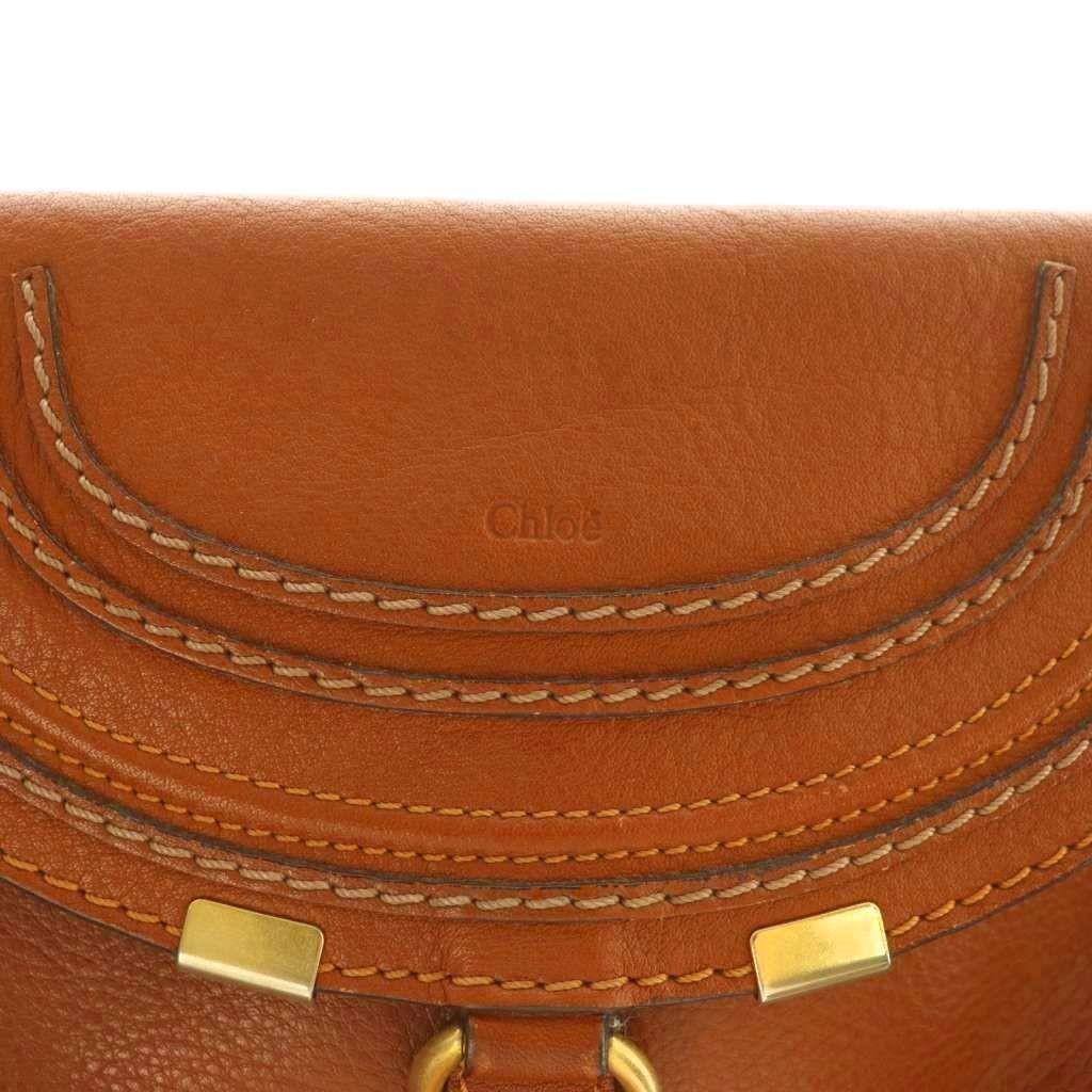 Chloe Shoulder Bag Purse Brown Authentic