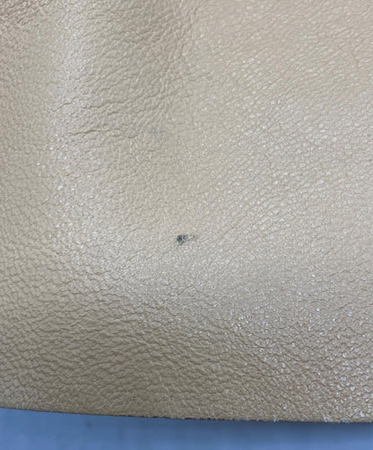 CELINE Hand Bag Tote Purse Horizontal Cabas Beige Black Authentic