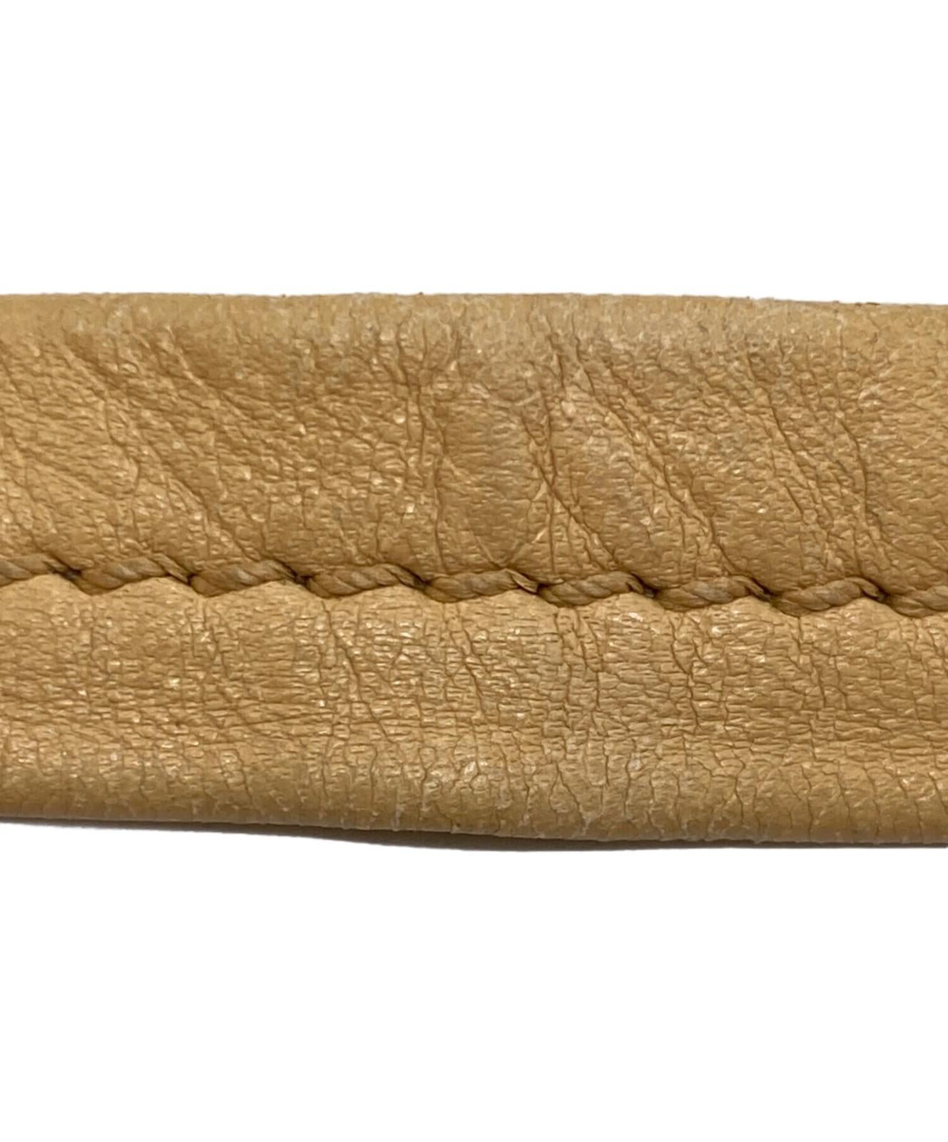 CELINE Hand Bag Tote Purse Horizontal Cabas Beige Black Authentic